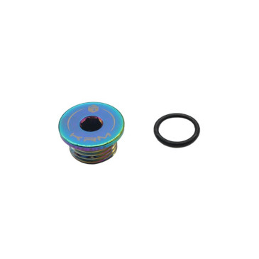 BOUCHON D'HUILE 50 A BOITE KRM PRO RIDE POUR DERBI 50 SENDA, GPR (EURO 2, 3, 4) ALU CNC NEO-CHROME 3760382284135