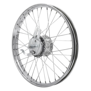 JANTE/ROUE CYCLO 17" 1,5x17 A RAYON POUR PEUGEOT 103 SP, MVL ARRIERE 36 TROUS (COMPLETE) (VENDU A L'UNITE) -SELECTION P2R- 3701213437771