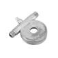 ENTRAINEUR COMPTEUR CYCLO ADAPTABLE PEUGEOT 103 SP, MVL / MBK 51 (DIAM 11/CARRE 1.7mm) (TRANSVAL ERGOT INTERIEUR POUR ROUE 17 POUCES) -SELECTION P2R- 3701213433988