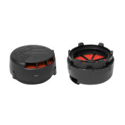 FILTRE A AIR MALOSSI E3 DROIT POUR SHB 19/19 POUR VESPA NOIR 82 mm (04 2944) 3700948287255