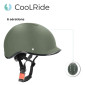 CASQUE VELO ADULTE COOLRIDE CITY KAKI AVEC MOLETTE DE REGLAGE TAILLE 59-61 (VENDU A L'UNITE)