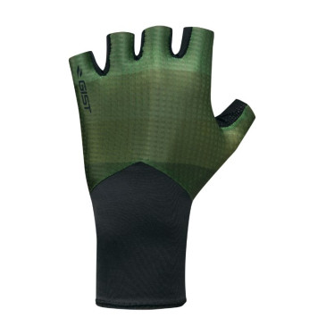 GANTS VELO COURT GIST SPEED NOIR/VERT XL (PAIRE SUR CARTE) SANS VELCRO -5528