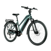 VELO ELECTRIQUE/VAE VTC 29 LEADER FOX SANDY FEMME VERT EMERAUDE BRILLANT 9V MOTEUR ROUE AR BAFANG 36V 45Nm BATTERIE 20Ah (16,5'' - H43cm - TAILLE S - POUR ADULTE DE 158cm à 168cm) 8592826043504
