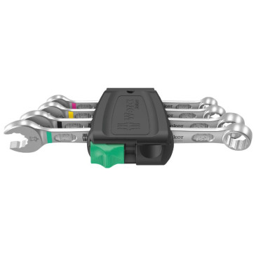 CLE MIXTE DOUBLE WERA 6003 JOKER DIAM 8, 10, 12, 13 mm CHROME MOLY (SET 4 PIECES) -MARQUE ALLEMANDE POUR LES ATELIERS- 4013288225665