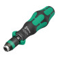 TOURNEVIS PORTE EMBOUT WERA 838 RA-R M 1/4 NOIR/VERT (AVEC FONCTION CLIQUET) (VENDU A L'UNITE) -MARQUE ALLEMANDE POUR LES ATELIERS- 4013288229748