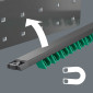 BARRE MAGNETIQUE WERA 9610 JOKER (RANGEMENT JUSQU'A 11 CLES PLATE) -MARQUE ALLEMANDE POUR LES ATELIERS- 4013288228956