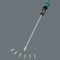 TOURNEVIS PORTE EMBOUT WERA 27 SB KRAFTFORM KOMPAKT 27 XL SHK 1/4 (AVEC RESERVE D'EMBOUT INTEGREE) NOIR/VERT (VENDU A L'UNITE) -MARQUE ALLEMANDE POUR LES ATELIERS- 4013288228994