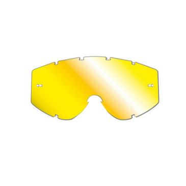 ECRAN MASQUE/LUNETTES CROSS PROGRIP POUR MODELE 3300 VISION MULTILAYERED JAUNE - ANTI-BUEE/ANTI-RAYURES/ANTI-U.V. 0801766082596