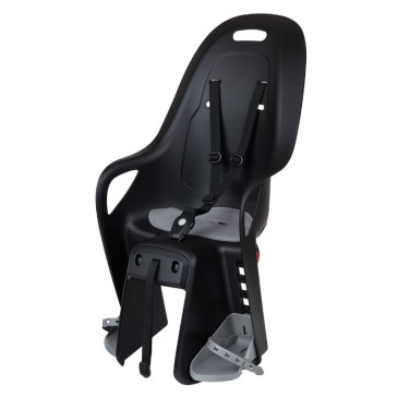 PORTE BEBE/SIEGE ENFANT ARRIERE POLISPORT A FIXER SUR PORTE BAGAGE FIXATION ETAU KOARI NOIR COUSSIN GRIS (9 A 22Kgs) COMPATIBLE VAE HOMOLOGUE EN 14344 EN BOITE INDIVIDUELLE 5604415161421