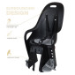 PORTE BEBE/SIEGE ENFANT ARRIERE POLISPORT A FIXER SUR PORTE BAGAGE FIXATION ETAU KOARI NOIR COUSSIN GRIS (9 A 22Kgs) COMPATIBLE VAE HOMOLOGUE EN 14344 EN BOITE INDIVIDUELLE 5604415161421