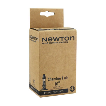 CHAMBRE A AIR VELO 16 x 1.50/1.75 NEWTON VALVE PRESTA 40mm 3700948267851