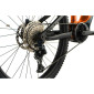 VELO ELECTRIQUE/VAE VTT 29 LEADER FOX ARGUS TOUT SUSPENDU HOMME ORANGE MAT 12V MOTEUR CENTRAL PANASONIC GX ULTIMATE 36V 90Nm BATTERIE 20Ah (CADRE 19,5" - H50cm - L - ADULTE DE 178cm à 185cm) 8592826043740