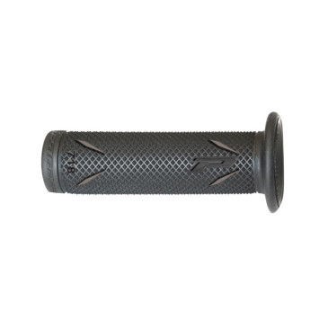 REVETEMENT POIGNEE PROGRIP MOTO ON ROAD 718 DOUBLE DENSITE GRIS/NOIR CLOSED END 122mm (PAIRE) 0801766034199