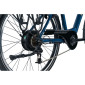 VELO ELECTRIQUE/VAE CITY 26 LEADER FOX LATONA 2024 MIXTE BLEU NUIT MAT 7V MOTEUR ROUE AR BAFANG 36V 45Nm BATTERIE 15Ah (16,5'' - H43cm - TAILLE S - POUR ADULTE DE 158cm à 168cm)