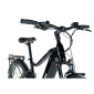 VELO ELECTRIQUE/VAE VTC 29 LEADER FOX DENVER 2024 HOMME NOIR BRILLANT 9V MOTEUR CENTRAL BAFANG M300 36V 80Nm BATTERIE 20Ah (20,5'' - H53cm - TAILLE XL - POUR ADULTE DE 183cm à 190cm)