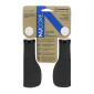 POIGNEE CITY HERRMANS NUCORE TOWN ERGONOMIQUE AVEC LOCK-ON NOIR L 130 mm DIAM 22 mm (PAIRE SUR CARTE) 6438534004401