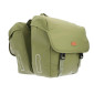 SACOCHE ARRIERE VELO DOUBLE HAPO.G 2x13,5L KAKI (35x34x13cm) 3104889922709