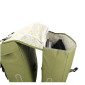 SACOCHE ARRIERE VELO DOUBLE HAPO.G 2x13,5L KAKI (35x34x13cm) 3104889922709