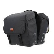 SACOCHE ARRIERE VELO DOUBLE HAPO.G 2x13,5L NOIR (35x34x13cm) - FIXATION VELCROS SUR PORTE BAGAGE 3104889922693