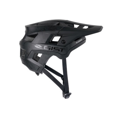 CASQUE VELO ADULTE GIST VTT SCRUB NOIR IN-MOLDTAILLE 52-56 REGLAGE MOLETTE FERMETURE BOUCLE MAGNETIQUE 8013271351698