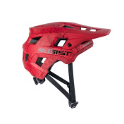 CASQUE VELO ADULTE GIST VTT SCRUB ROUGE IN-MOLD TAILLE 56-62 REGLAGE MOLETTE FERMETURE BOUCLE MAGNETIQUE 8013271351728
