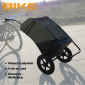 REMORQUE VELO SHOPPING TRAILER NEO CHASSIS ALU AVEC ROUES 12" LIVREE AVEC FIXATION TIGE DE SELLE , ADAPTATEUR PORTE BAGAGE ET MODE PIETON POIDS MAXI 25KGS VOLUME 65L KAKI