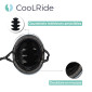 CASQUE VELO ADULTE COOLRIDE CITY BLEU AVEC VISIERE ET MOLETTE DE REGLAGE TAILLE 53-59 (VENDU A L'UNITE) 3700256070778