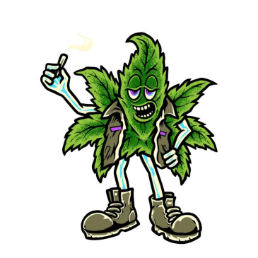 AUTOCOLLANT/STICKER LETHAL THREAT MR LEAF (60x80mm) 7577850029190