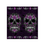 TOUR DE COU PRINTEMPS/ETE LETHAL THREAT FLORAL SKULL FACE 7577859080750