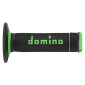 REVETEMENT POIGNEE DOMINO MOTO OFF ROAD A190 NOIR/VERT CLOSED END 120-123mm (PAIRE) 8033900031470