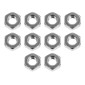 NUT FOR VARIATOR FORPIAGGIO 50 ZIP, FLY, LIBERTY, NRG, TYPHOON, VESPA LX/GILERA 50 STALKER, ICE, RUNNER/MBK 50 BOOSTER, NITRO/YAMAHA 50 AEROX, BWS (M10x125) (SOLD PER 10) 3700948058411