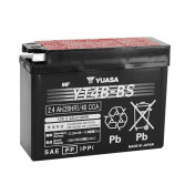 BATTERIE 12V 2,4 Ah YT4B-BS YUASA MF SANS ENTRETIEN LIVREE AVEC PACK ACIDE (Lg114xL39xH87mm) 5050694000393