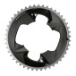 PLATEAU ROUTE 4BRA D.107 POUR SRAM ORIGINE 46DTS FORCE AXS ALU GRIS/NOIR 12V. 0710845825712
