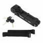 ANTIVOL VELO PLIABLE/PLIANT A CLE MASTERLOCK DIAM 5 mm L 950 mm NOIR (INCLUS SUPPORT FIXATION, 3 CLES) -HOMOLOGUE FUB- 3520190945556