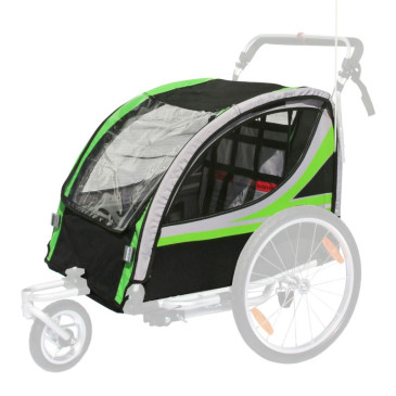 BACHE POUR REMORQUE ENFANT 137793 - PARTIE FIXE ARRIERE + AVANT + LATERALE 3700948269503