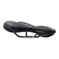 SELLE ROYAL RESPIRO LOISIR GEL CONFORT MAX ATHLETIC AVEC PROTECTION LATERALE ET ELASTOMERE NOIR 279x159mm 472g 8021890575098