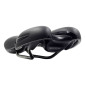 SELLE ROYAL RESPIRO LOISIR GEL CONFORT MAX ATHLETIC AVEC PROTECTION LATERALE ET ELASTOMERE NOIR 279x159mm 472g 8021890575098