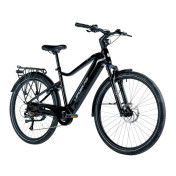 VELO ELECTRIQUE/VAE VTC 29 LEADER FOX SANDY HOMME NOIR BRILLANT 9V MOTEUR ROUE AR BAFANG 36V 45Nm BATTERIE 20Ah (17,5'' - h45cm - TAILLE M - POUR ADULTE DE 168cm à 178cm) 8592826043108