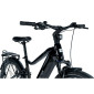 VELO ELECTRIQUE/VAE VTC 29 LEADER FOX SANDY HOMME NOIR BRILLANT 9V MOTEUR ROUE AR BAFANG 36V 45Nm BATTERIE 20Ah (17,5'' - h45cm - TAILLE M - POUR ADULTE DE 168cm à 178cm) 8592826043108