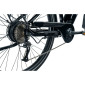 VELO ELECTRIQUE/VAE VTC 29 LEADER FOX SANDY HOMME NOIR BRILLANT 9V MOTEUR ROUE AR BAFANG 36V 45Nm BATTERIE 20Ah (17,5'' - h45cm - TAILLE M - POUR ADULTE DE 168cm à 178cm) 8592826043108