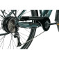 VELO ELECTRIQUE/VAE VTC 29 LEADER FOX SANDY FEMME VERT EMERAUDE BRILLANT 9V MOTEUR ROUE AR BAFANG 36V 45Nm BATTERIE 20Ah (18'' - H46cm - TAILLE M - POUR ADULTE DE 168cm à 178cm) 8592826043016