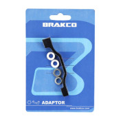 ADAPTATEUR / REHAUSSE FREIN A DISQUE VTT POST-MOUNT AVANT / ARRIERE BRAKCO ETRIER 203mm POUR DISQUE 220mm 8013271331256