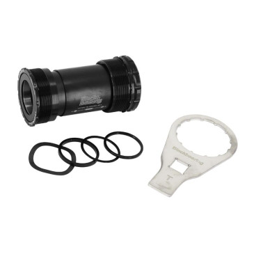 CUVETTE INTEGRE BOITIER FILETE ROUTE VTT BLACKBEARING ROULEMENT SUPERIEUR B5 DIAM 47mm (BOITE DE 77mm) ANGLAIS / BSC / 1,37x24 AXE 30mm 3760365231163