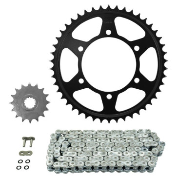 KIT CHAINE ADAPTABLE YAMAHA 600 FZ6 S2 2007>2010 530 16x46 (DIAM COURONNE 110/130/10.25) (DEMULTIPLICATION ORIGINE) -AFAM- 5400598034633