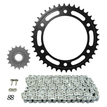 KIT CHAINE ADAPTABLE BMW 700 F GS 2011>2018 525 17x42 (DIAM COURONNE 140/168/10.5) (DEMULTIPLICATION ORIGINE) -AFAM- 5400598055850