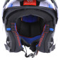 CASQUE MODULABLE MT ATOM 2 SV BAST A0 DOUBLE ECRANS BLEU/NOIR/ROUGE MAT XS (ECE 22.06 P/J P/J) 8434639175716