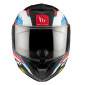 CASQUE MODULABLE MT ATOM 2 SV BAST A0 DOUBLE ECRANS BLEU/NOIR/ROUGE MAT XS (ECE 22.06 P/J P/J) 8434639175716