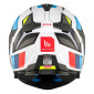HELMET-FLIP-UP - MT ATOM SV 2 BAST A0 DUAL SCREEN- BLUE/BLACK/MATT RED M (ECE 22.06) 8434639175730