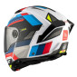 CASQUE MODULABLE MT ATOM 2 SV BAST A0 DOUBLE ECRANS BLEU/NOIR/ROUGE MAT L (ECE 22.06 P/J) 8434639175747