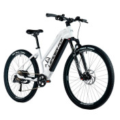 VELO ELECTRIQUE/VAE VTT 29 LEADER FOX ARIMO FEMME BLANC BRILLANT 9V MOTEUR ROUE AR BAFANG 36V 45Nm BATTERIE 20Ah (17,5'' - h45cm - TAILLE M - POUR ADULTE DE 168cm à 178cm) 8592826043306
